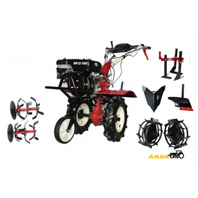 Motocultor Profesional Dakard SR1Z-100 Transmisie Pinioane, Roti Metalice, Rarita Fixa, Plug Arat, Prasitoare